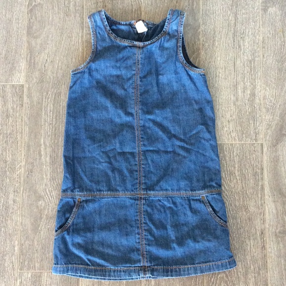 Gap kids denim jumper dress - Picture 4 of 7